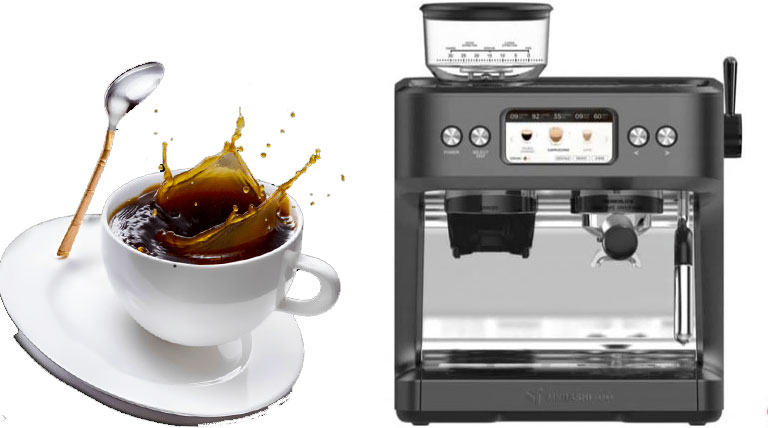 اسپرسوساز مباشی مدل ME-ECM 2070 رنگ دودی