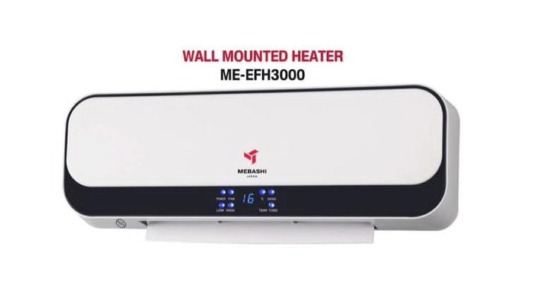 بخاری برقی دیواری مباشی مدل ME-EFH3000